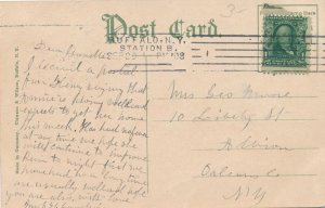 Buffalo NY, New York - A Harbor View - pm 1908 - DB