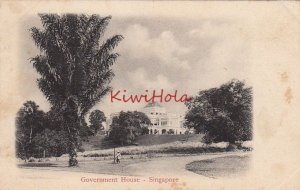 Postcard Government House Singapore China
