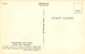 Horse Racing Rockingham Race Track Salem New Hampshire postcard 