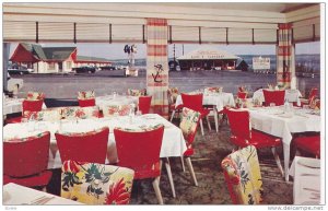 Dining Room view to Gift Shop , ZENITH Motel , Ste Anne de Beaupre , Quebec ,...