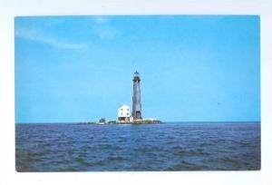 LP64       Lighthouse, Postcard,  Sand Island, Mobile Bay, 