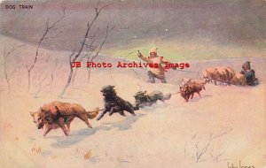 John Innes, W.G. MacFarlane, Dog Train, Dogs Pulling a Snow Sleigh