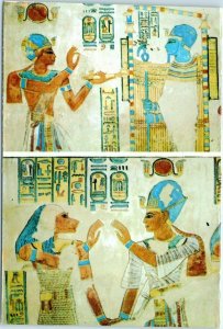 Postcard - Tomb of Amun-her-chopsch-ef - Valley of the Queens - Luxor, Egypt