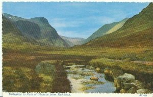 Scotland Postcard - Entrance to Pass of Glencoe from Rannoch  ZZ38