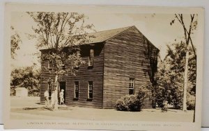 Lincoln Court House Re-Erected Greenfield Village Dearborn Michigan Postcard A6