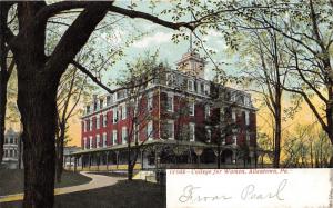 Allentown Pennsylvania~College for Women~1905 Souvenir Postcard Co PC