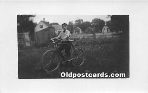 Real Photo Bicycle Unused 