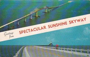 Florida Miami Greetings From Specular Sunshine Skyway