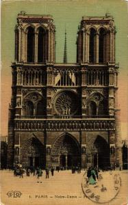 CPA PARIS (1e) - Notre Dame de Paris facade (214113)