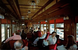 Connecticut Essex The Town Valley Railroad Interior View Of Pullman Car Walli...