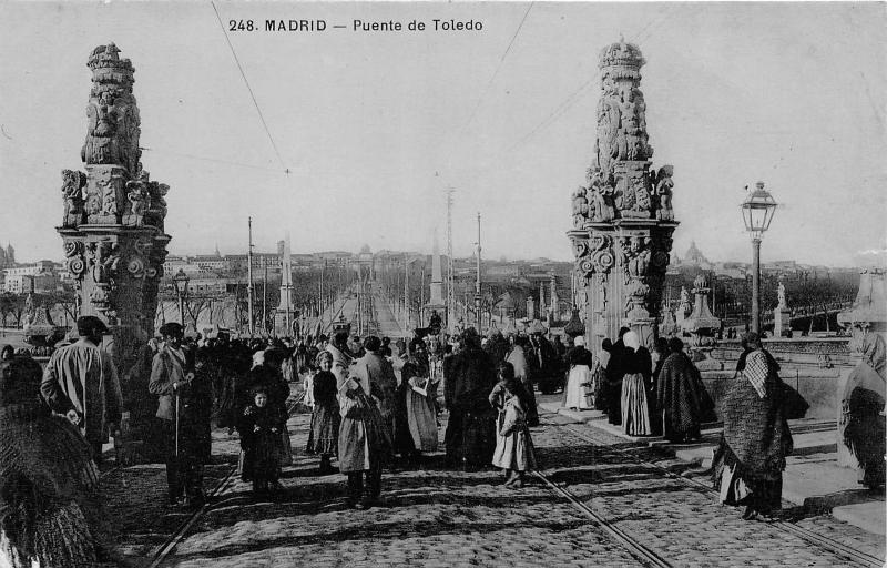 B92954 madrid puente de toledo real photo spain 