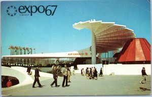 postcard Expo 67 Montreal - Air Canada Pavilion
