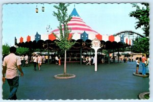 HERSHEYPARK, Pennsylvania PA ~ Amusement Park CAROUSEL c1970s - 4x6 Postcard