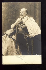 ROY371 - King Edward VII - In Royal Regalia - Postcard