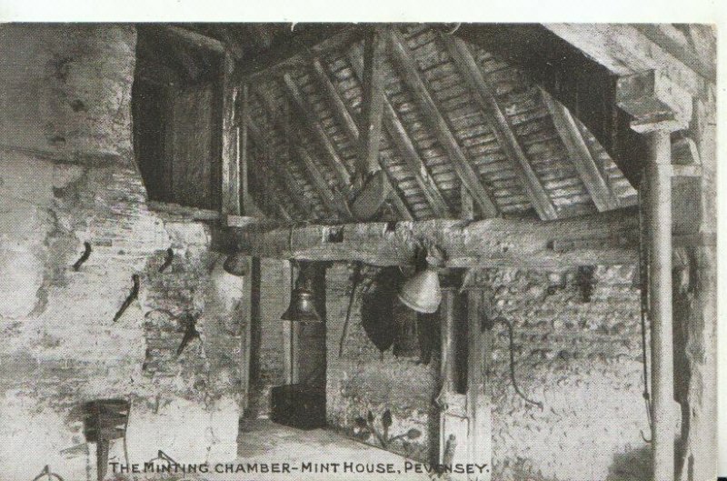 Sussex Postcard - The Minting Chamber - Minting House - Pevensey - Ref TZ10625