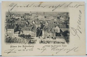 Kobenhaven Views from Freslers Taar 1902 Postcard L6