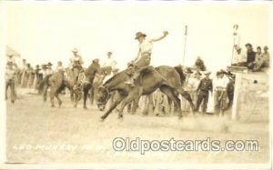 Leo Murray Western Cowboy, Cowgirl Unused 