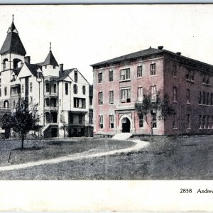 c1900s Cuthbert GA Andrew Female College RARE UDB Postcard Victorian School A168