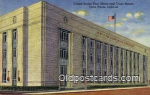 United States Post Office and Court Houes Terre Haute Indiana USA Post Office...