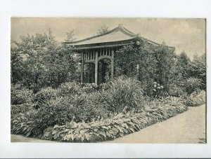 287078 GERMANY BERLIN Dahlem royal botanical garden Japanese arbor postcard