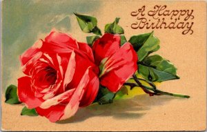 Happy Birthday With Roses