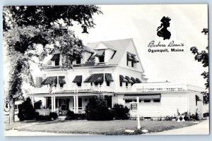 c1940 Ogunquit Maine ME Vintage Postcard Barbara Deau's Restaurant View Building