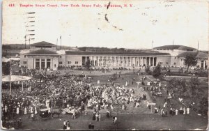 Empire State Court New York State Fair Syracuse New York Vintage Postcard C082