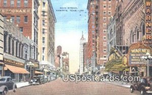 Main Street - Memphis, Tennessee TN Postcard