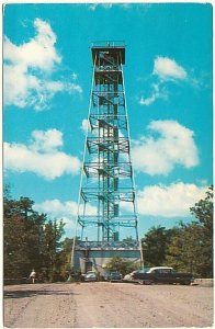 Observation Tower, Hot Springs Mountain, Arkansas, Vintage 1959 Chrome Postcard