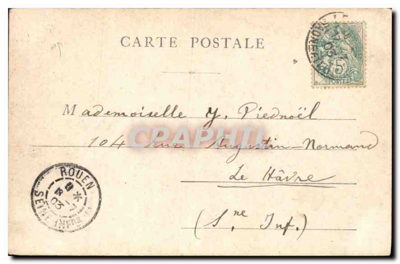 Old Postcard The Paris City Hall