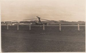 Autogyro C19 Gyroplane Rotaplane Plane Military Real Photo WW2 Aircraft Postcard