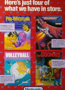 PlayChoice 10 Arcade Flyer Original Retro Video Game Art Print Sheet 1987