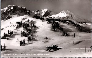 Austria Alpenhotel Moaralm Tweng Vintage RPPC 09.94