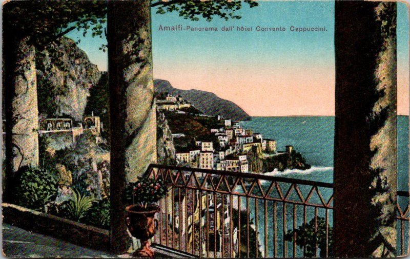 Italy Amalfi Panorama dall' Hotel Convento Cappuccini
