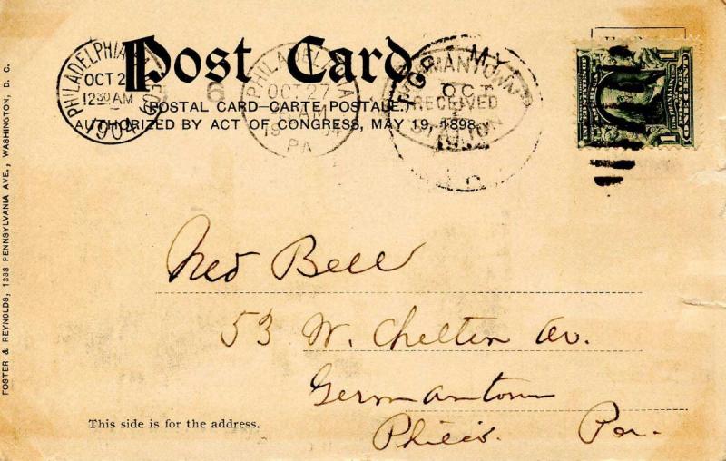 DC - Washington. Pennsylvania Avenue from the Treasury