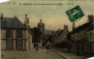 CPA SEZANNE-Rue du Champ-Benoit et le College (346328)