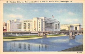 US Post Office Penna R R Station - Philadelphia, Pennsylvania PA  