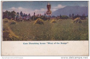 Advertising Threshing Scene West Of The Range Case Threshing Machine Company ...