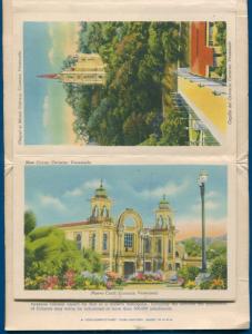 Saludos de Venezuela souvenir postcard folder foldout