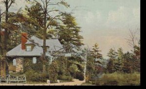 Massachusetts Malden Entrance Pine Banks Park The Lodge 1913