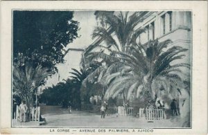 CPA Ajaccio Avenue des Palmiers CORSICA (1077934)