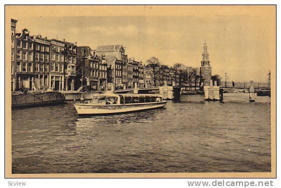 Oude Schans Met Montelbaanstoren, Amsterdam (North Holland), Netherlands, 190...