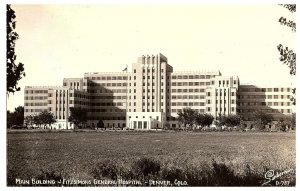 RPPC Sanborn Postcard- Fitzsimons Hospital in Denver, Colorado