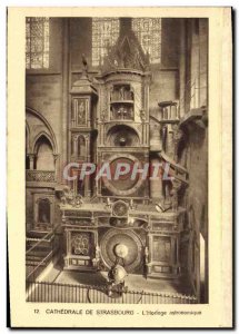 Old Postcard Strasbourg Cathedral Astronomical L & # 39Horloge