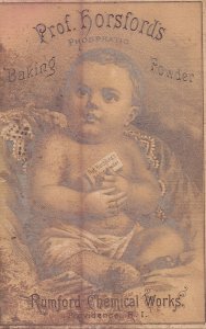 Victorian Trade Card Horsford's Phosphatic Baking Powder Baby