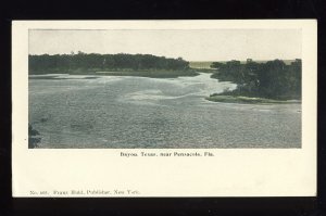 Pensacola, Florida/FL Postcard, Bayou, Texas, Franz Huld, Publisher
