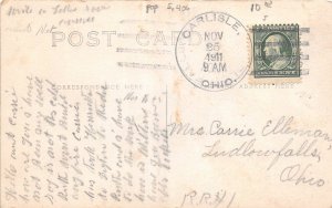 J28/ Carlisle Ohio RPPC Postcard c1910 School Building  216 