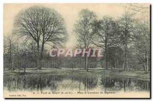 Postcard Old Forest of Senart S and O Mare and Carrefour Captain