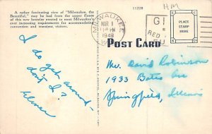 Hotel Schroeder Facinating View  - Milwaukee, Wisconsin WI