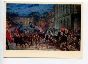 413809 USSR 1969 year Kuznetsov for the power of the Soviets Smolny postcard